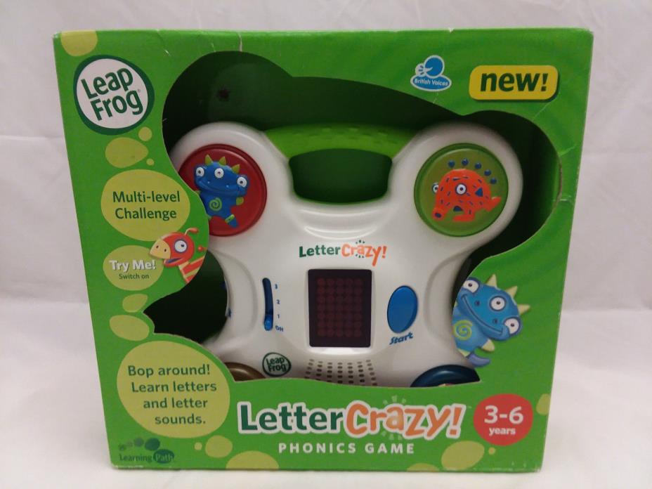 LeapFrog Letter Crazy Phonics Game Learn with Sounds British Voice Version
