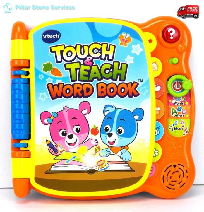 VTech Touch And Teach Word Book - Electronic, Words, Letters, Music. Educational