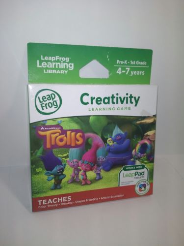 LeapFrog Trolls LeapPad Tablet Game Creativity  Pre-K -1st Grade
