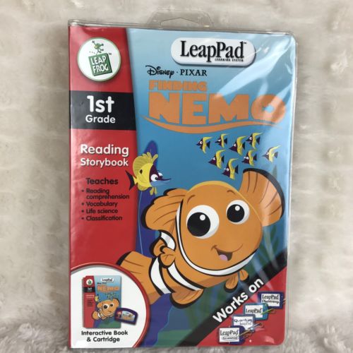 Leap Frog Leap Pad Reading Storybook 1st Grade Disney Pixar Finding Nemo