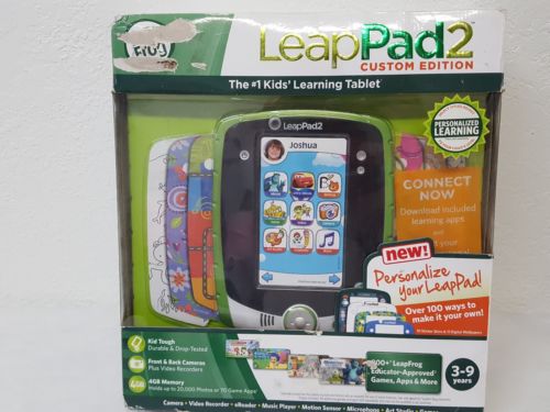 Leap Frog Leap Pad 2 Kids Learning Tablet Custom Edition Green Scratch On Screen