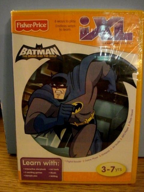 Factory Sealed Fisher-Price IXL Learning System Software (Batman)  Ages 3-7