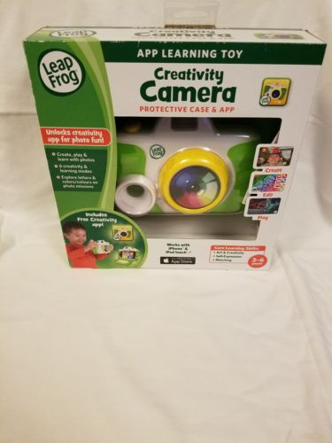 Leap Frog Creativity Camera w Protective Case & App iPhone iPod Touch Toy 2013