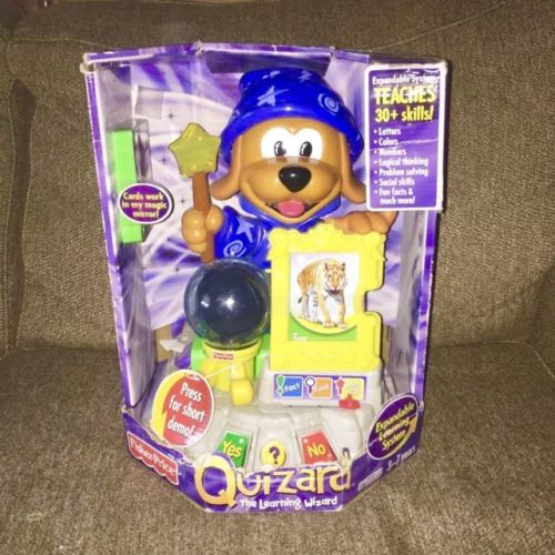 ?? NEW Quizard Learning Wizard Fisher Price Toy 2006 Letters Numbers Colors Box