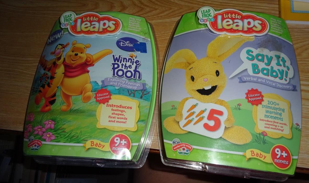 NEW Leap Frog Baby Little Leaps Say It Baby & Winnie the Pooh 9+ months