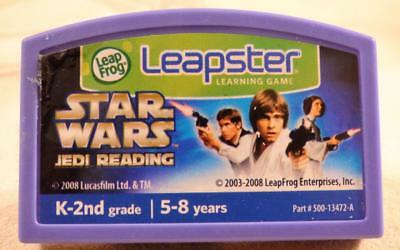 LEAPFROG LEAPSTER  Learning Game System Cartridge STAR WARS JEDI READING