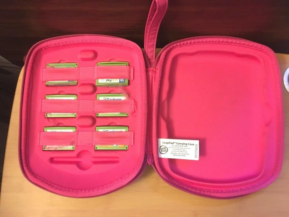 7 Leap Frog LeapPad Explorer Ultra eBooks with Barbie LeapPad2 Carrying Case