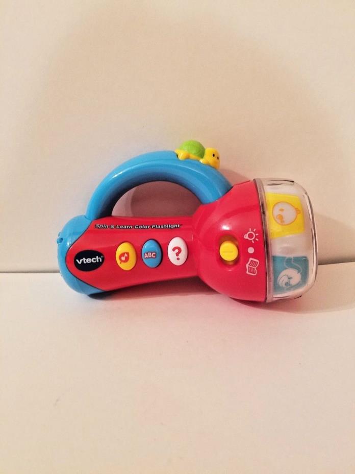 Vtech Spin And Learn Color Flashlight Music Educational