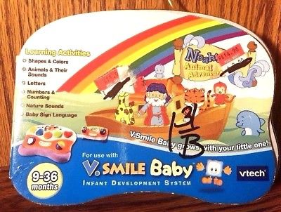 Vtech V.smile Baby, Noah’s Animal Adventure For Infant Development System