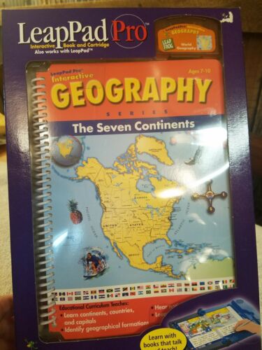 Geography series Leapfrog Leap Pad Pro Interactive Book and Cartridge age 7-10