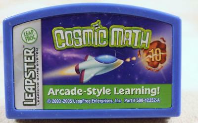 LeapFrog LEAPSTER  Learning Game System Cartridge COSMIC MATH
