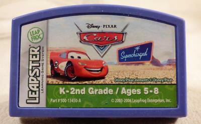 LeapFrog LEAPSTER  Learning Game System Cartridge DISNEY PIXAR CARS SUPERCHARGED