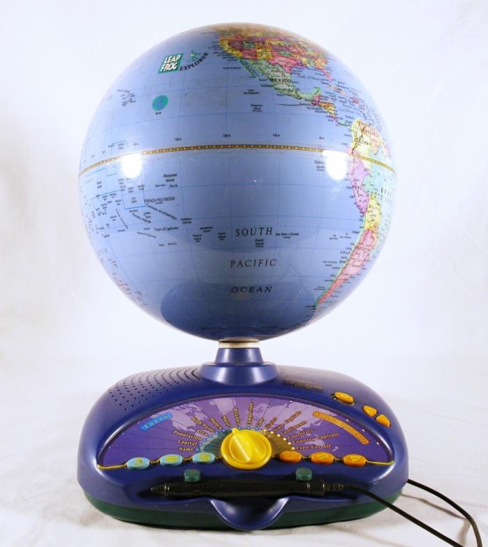 QUANTUM LEAP ~ LeapFrog Leap Frog Explorer Talking Globe ~ EUREKA CHALLENGE