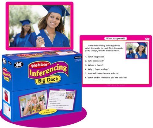 Inferencing Big Deck Photo Flash Cards- Used