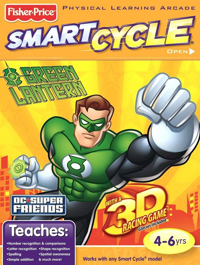 Fisher Price SmartCycle 3D Software - Superfriends Green Lantern