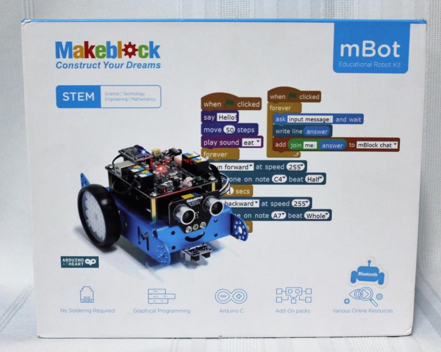 Makeblock mBot Arduino STEM Educational Robot Kit Bluetooth 2.4G