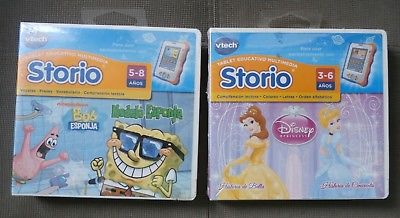Vtech Storio Learning Games (LOT OF 2) New