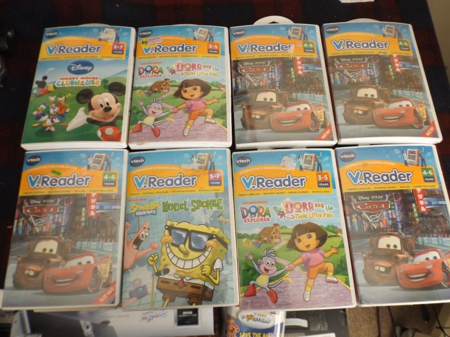 NEW VTECH V.READER LEARNING TOOLS 26 DIFFERENT TYPES RETAIL $28.99