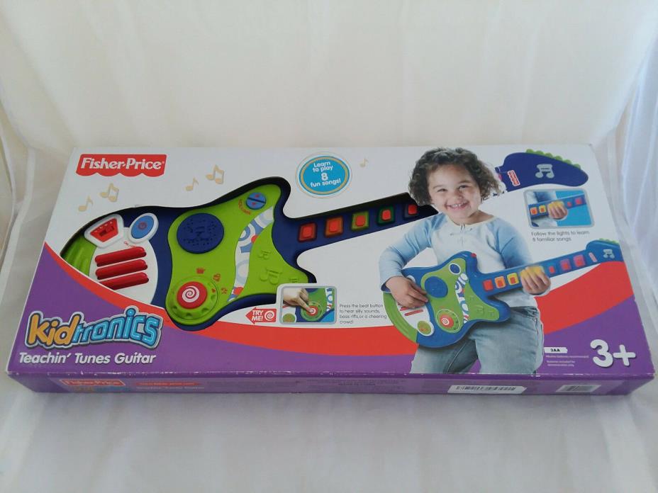 Fisher Price Interactive Guitar Kidtronics Teachin' Tunes Learning Toy