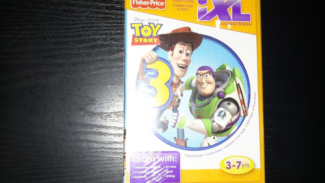 Fisher-Price Disney Pixar Toy Story 3 iXL Learning Center Software Game NIB NEW