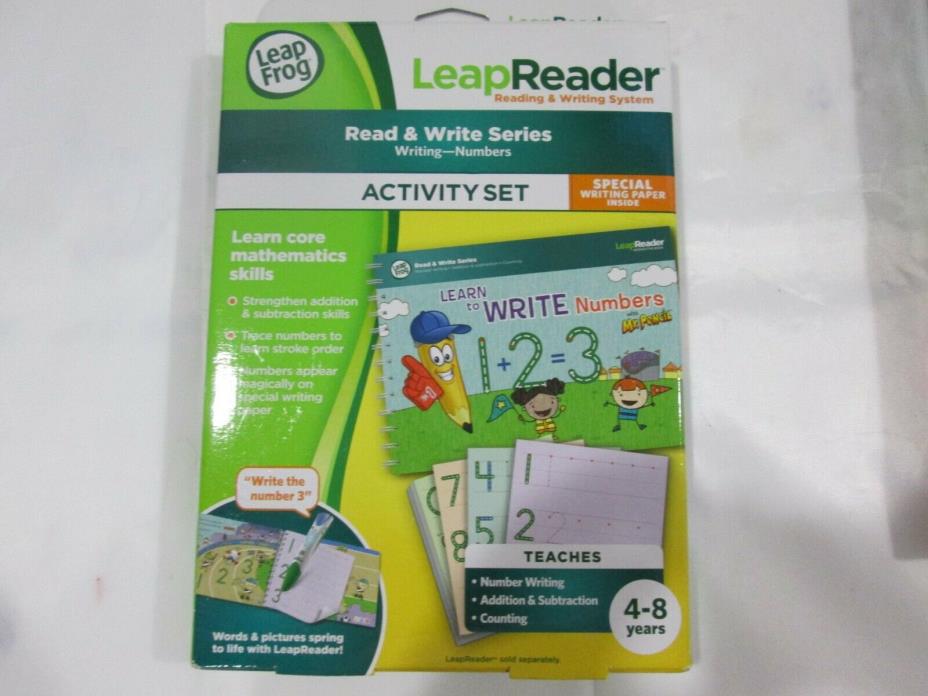 Leap Frog Leap Reader Writing Workbook: Learn to Write Numbers BRAND NEW