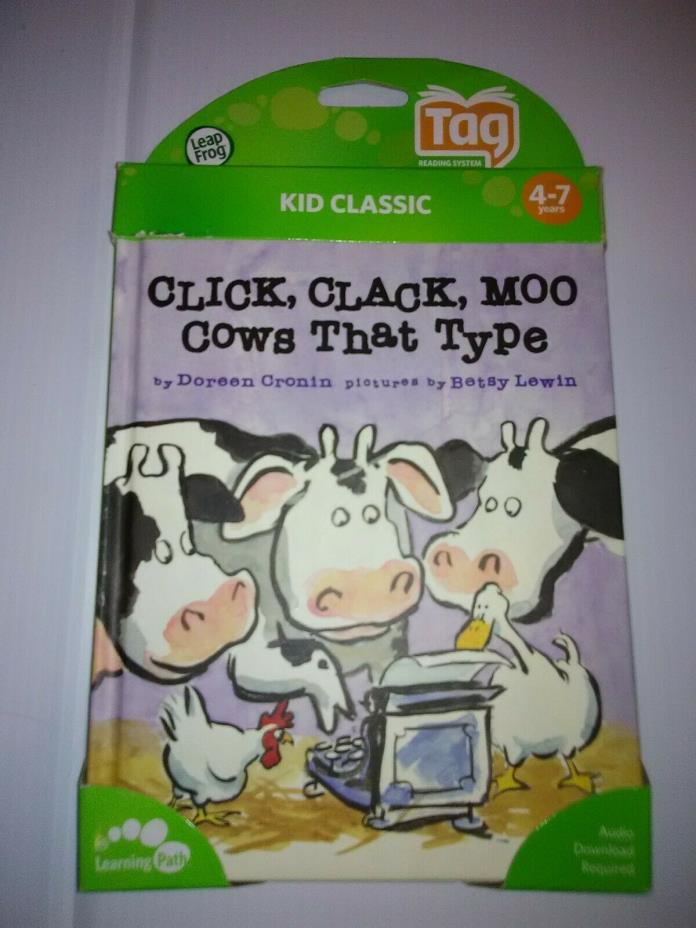 LeapFrog TAG ~CLICK, CLACK, MOO Cows That Type ~ Read Details~NEW