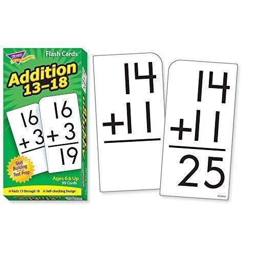 Flash Cards Addition 13-18 Skill Drill Test Prep 99 Cards