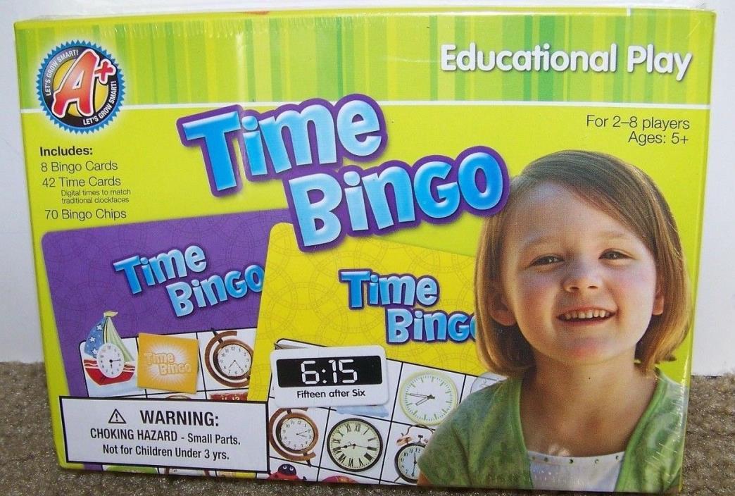Educational Play Time Bingo For ages 5+ New Sealed