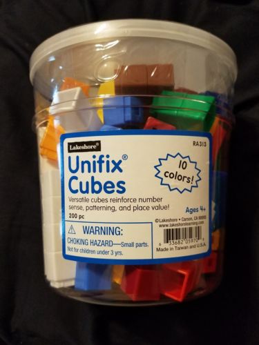 Unifix  Cubes 200 pc (New)
