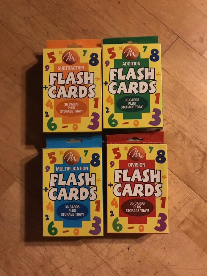 Flash Cards Jumbo/Math  4pc