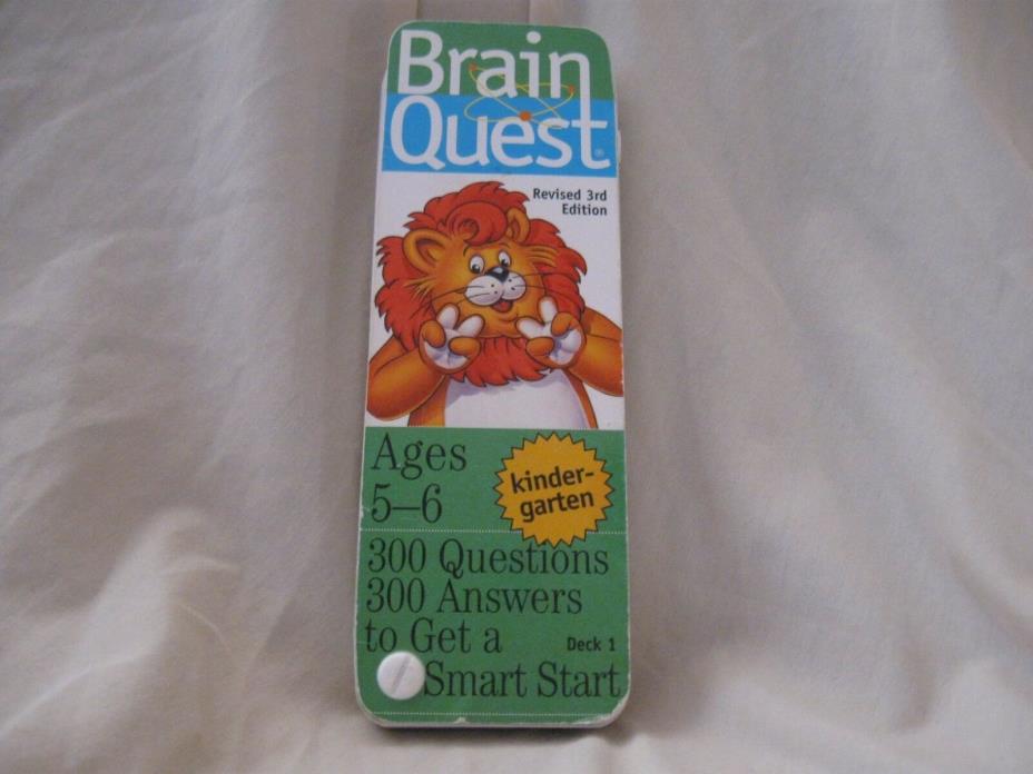 Brain Quest Deck 1 Kindergarten Ages 5-6 300 Questions & Answers