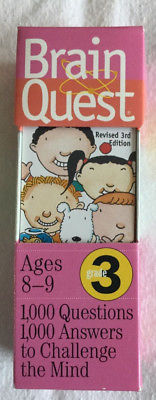 BRAIN QUEST REVISED 3RD EDITION GRADE 3 AGES 8-9 1,000 QUESTIONS & ANSWERS