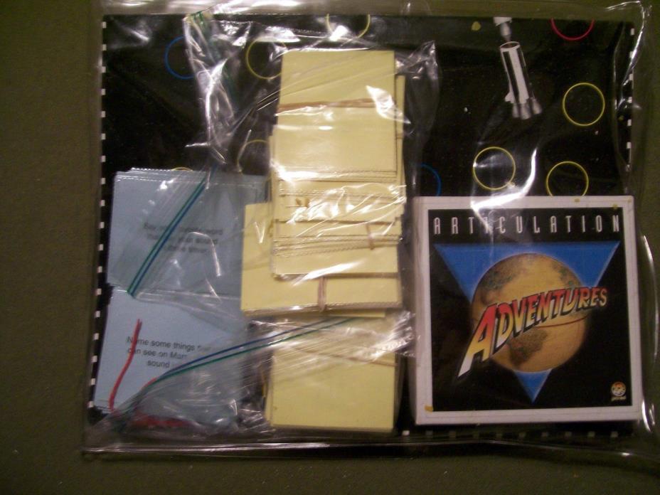 PRO-ED Articulation Adventures Kit (Clear Plastic Snap Envelope)