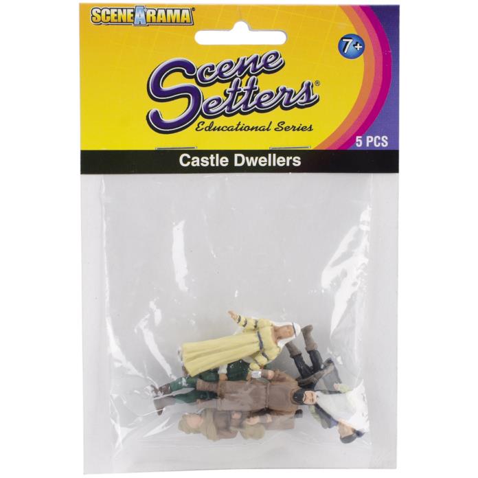Scene Setters(R) Figurines-Castle Dwellers 5/Pkg SP4442