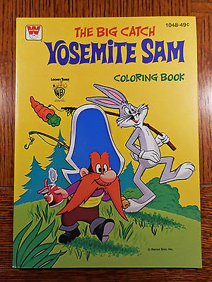 Warner Bros Unused Coloring Book Yosemite Sam 1978