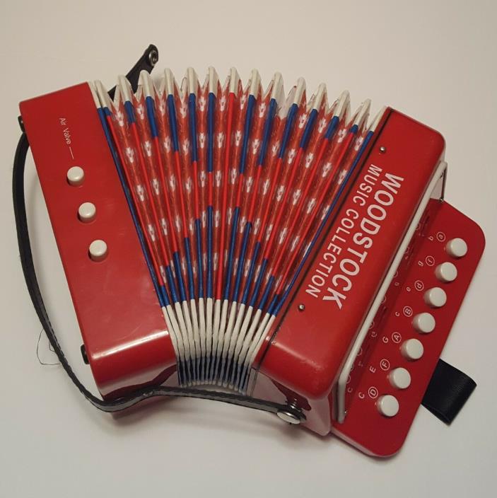 Woodstock Kid’s Accordion Child Percussion Musical Instrument Toy