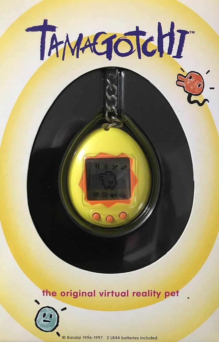 Tamagotchi Yellow/Orange Virtual Electronic Pet 1996/1997