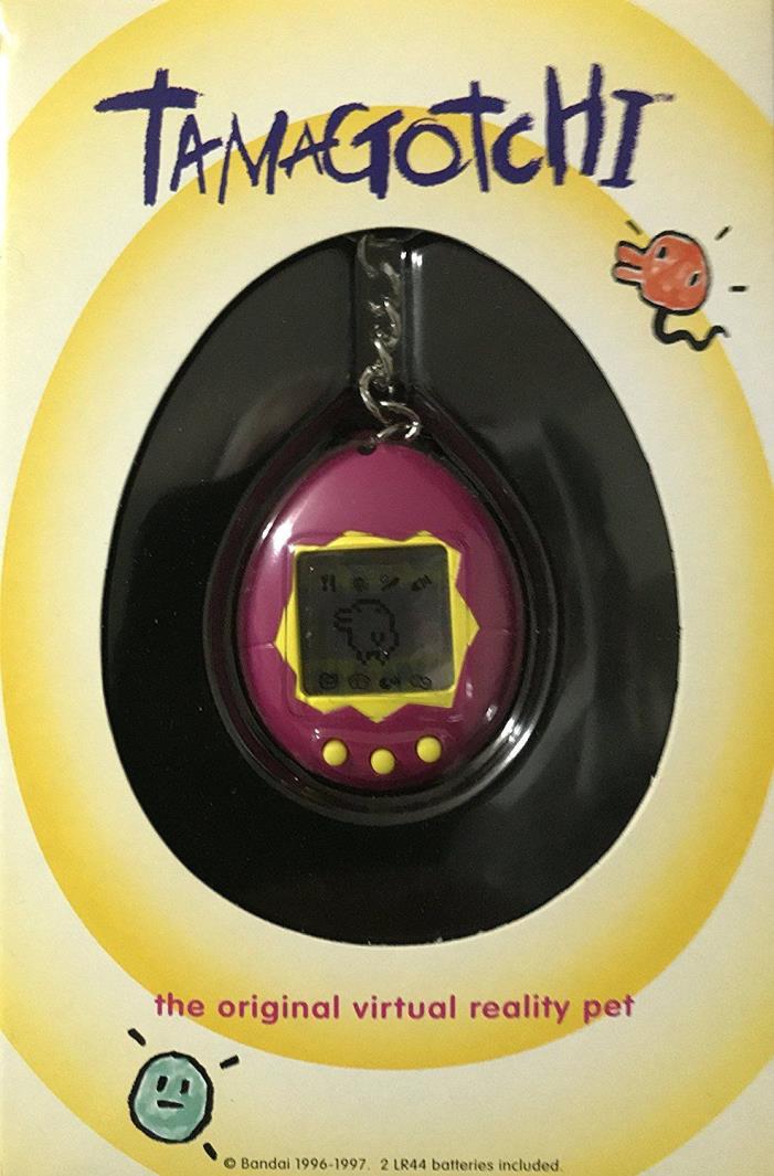 Tamagotchi Purple/Yellow Virtual Electronic Pet 1996/1997