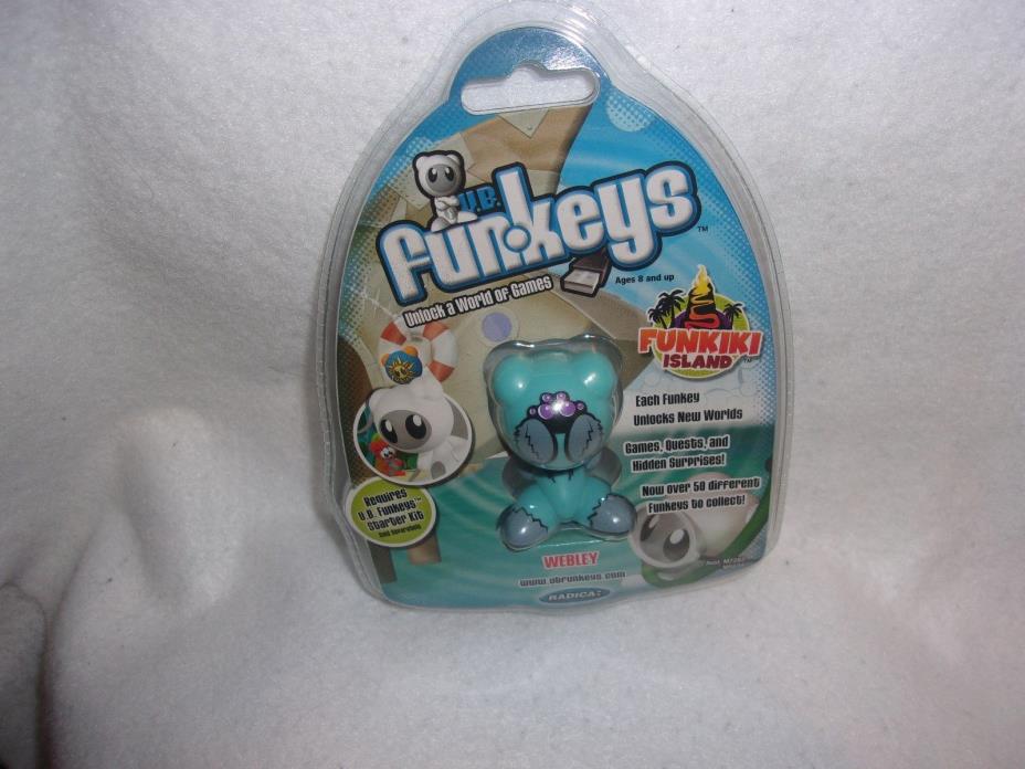 2007 Mattel/U.B. Funkeys Webley~Funkiki Island~New In Package!