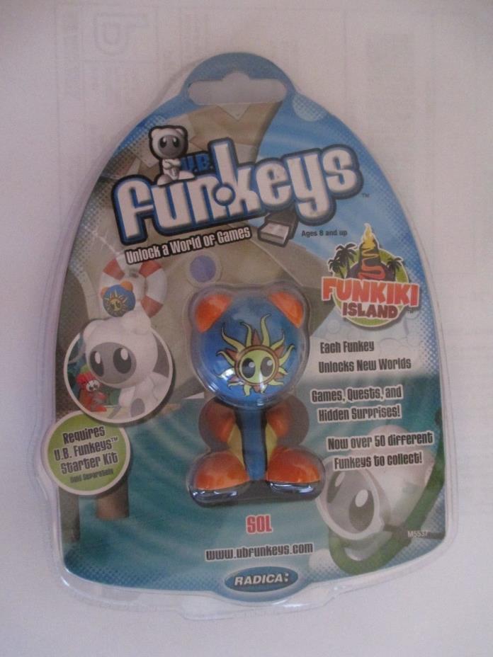 New! Mattel UB Funkeys Sol Funkiki Island Radica ages 8+