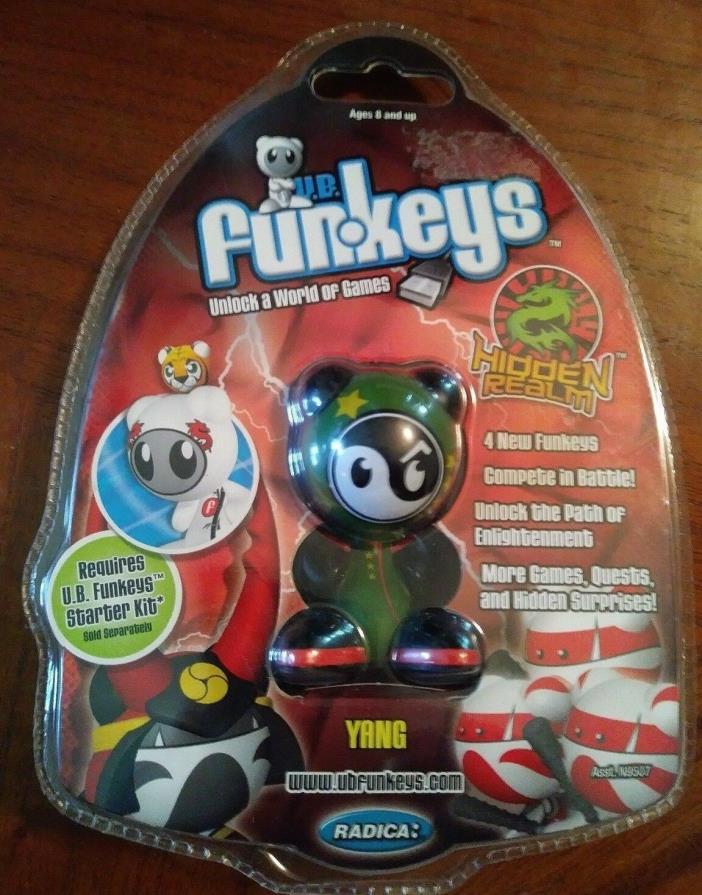 NEW Mattel Radica Hidden Realm U.B. Funkeys Yang Free Shipping!