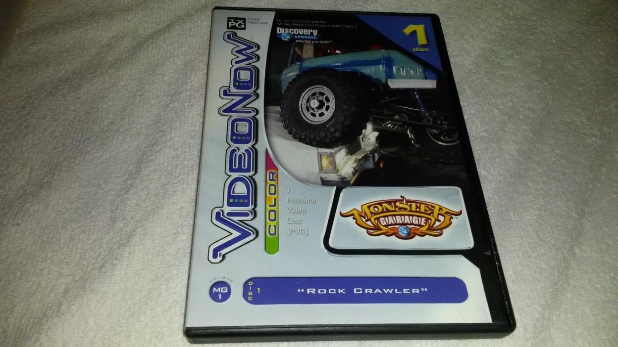 VideoNow Color Discovery Channel Monster Garage Rock Crawler **FREE SHIPPING**