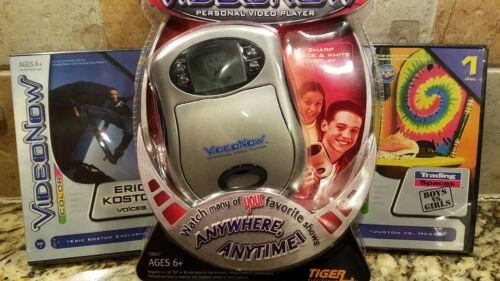 VideoNow Personal Video Player Tiger Electronics Nickelodeon w/ 2 videos !