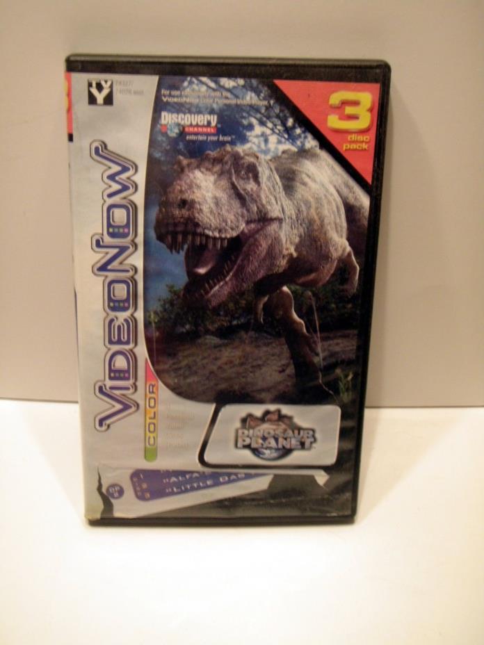 Discovery Dinosaur Planet Video Now VideoNow 3 Disc. Mint Cond.