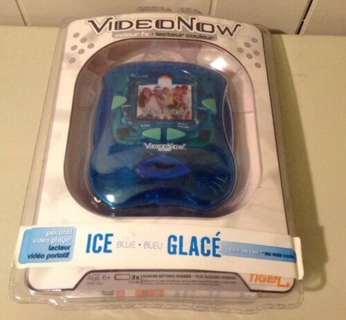 VIDEO NOW COLOUR FX PERSONAL VIDEO PLAYER ICE BLUE In Sealed Package NOS