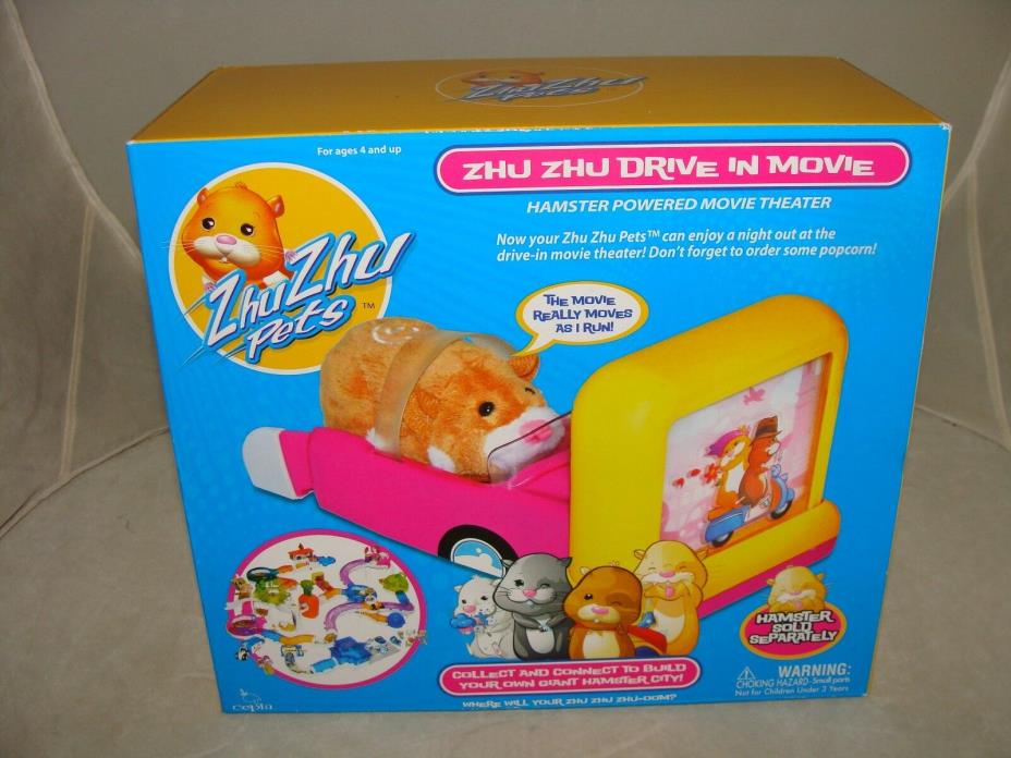 2009 Zhu Zhu Drive-In Movie New Sealed