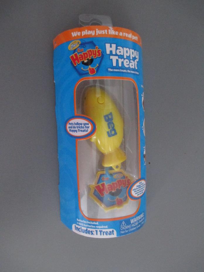 The Happy's World of Zhu Happy Treat Toy Yellow Fish (Beg) ages 4+ New Free Ship