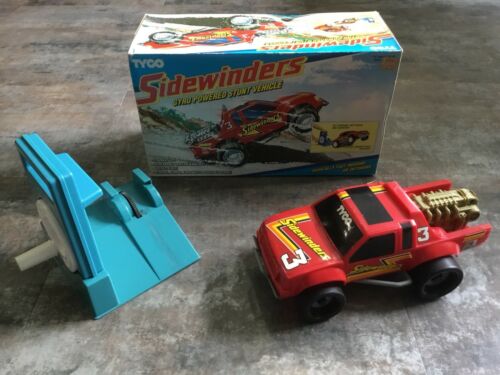 Vintage 80s Toy Tyco Sidewinders Gyro Powered Stunt Vehicle Truck In Box 1989