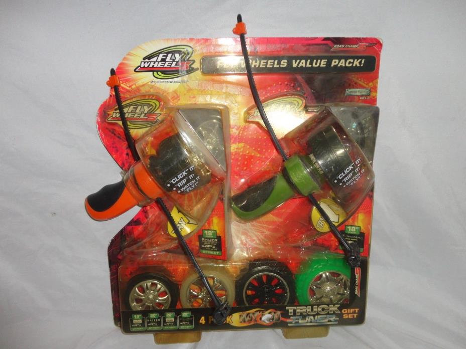 NIP Road Champs Fly Wheels Value Pack Truck Tuner Gift Set RARE!!
