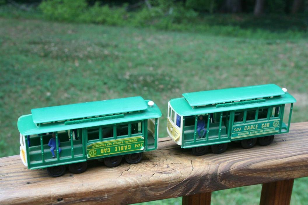 Vintage Friction Municipal Railway San Francisco Powell and Market Cable Cars